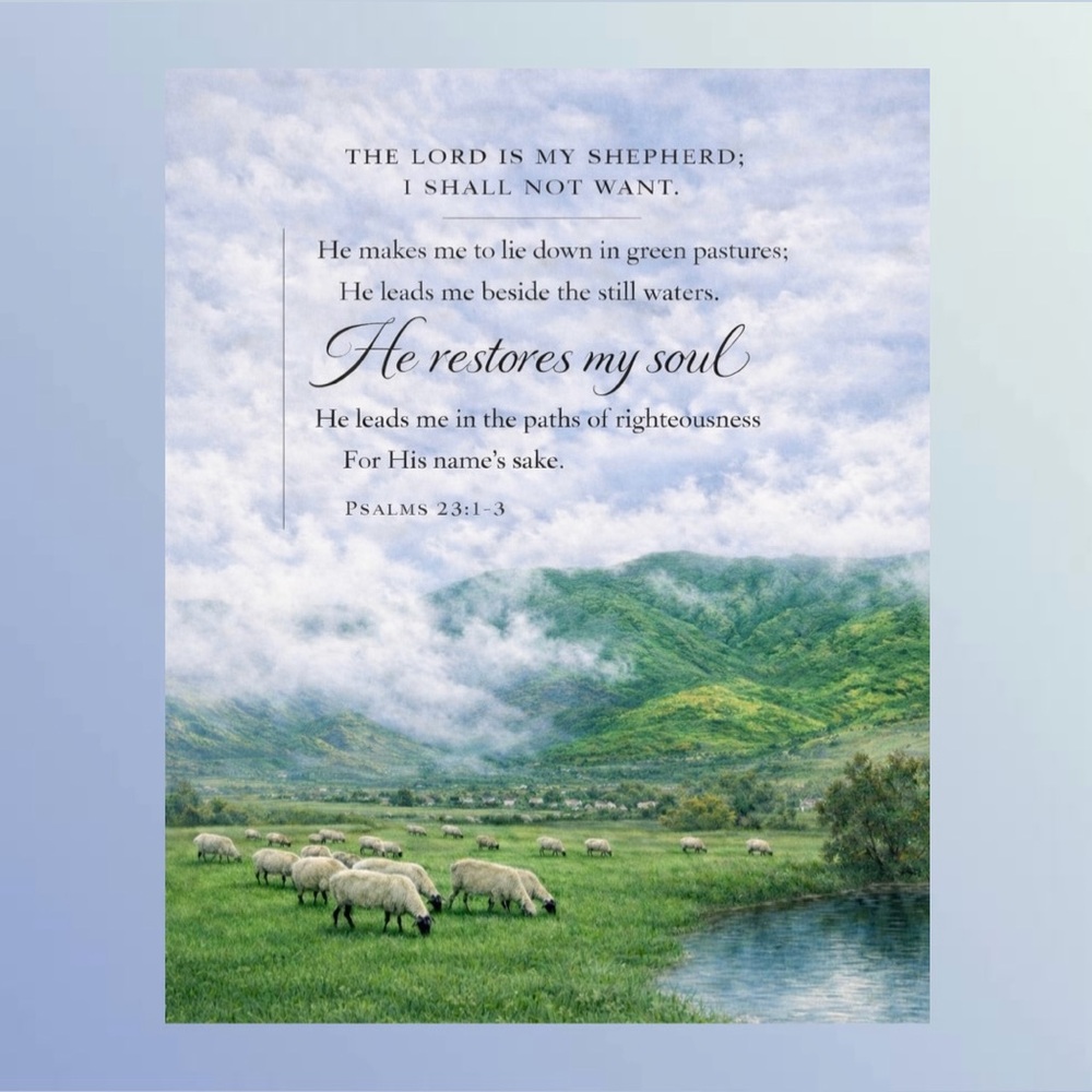 DDS Art Print, 8x10, Bible Verse, Paper Print, Unframed, Photo Inspired Series